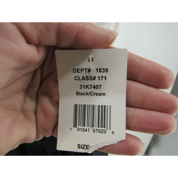 B. Smart women's dress cream and black tank top sleeve MED (7-8) - Picture 4 of 9